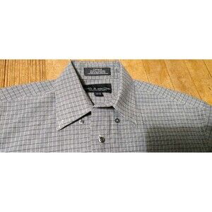 Croft & Barrow Men's Oxford Wrinkle Resistant Dress Shirt S 14.5 RTL $65